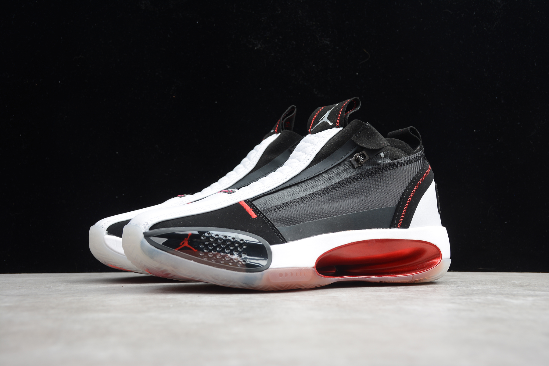 2020 Air Jordan 34 Black White Red - Click Image to Close